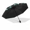 1pc Death Spiked Skull Automatic Opening/Closing Outdoor Umbrella with 8 Bone Iron Frame - Perfect Gift for Fans and Travelers!L015