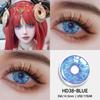Eyeshare 1 Pair Cosplay Contact Lenses for Eyes Colorful Yellow Anime Lenses for Cosplay Halloween Cosmetics Pupils