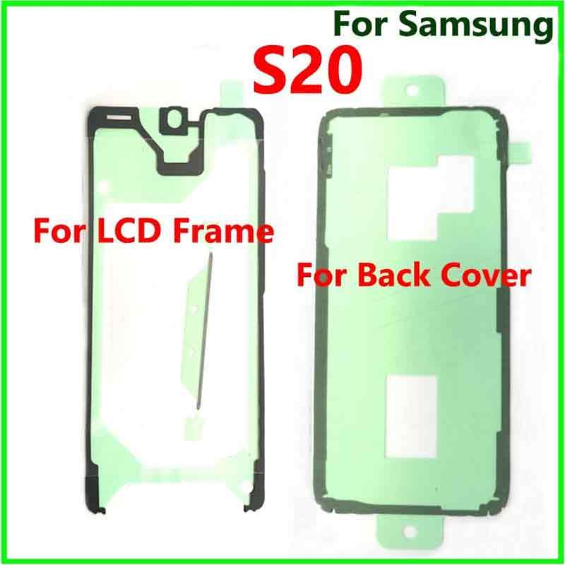 Back Battery cover LCD Adhesive Glue Tape For Samsung Galaxy S20 Plus Ultra + Back Battery Cover Adhesive Sticker