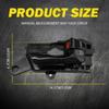 Inner ide Door Handle Black Right Front Side for 2008-2010 Hyundai Sonata