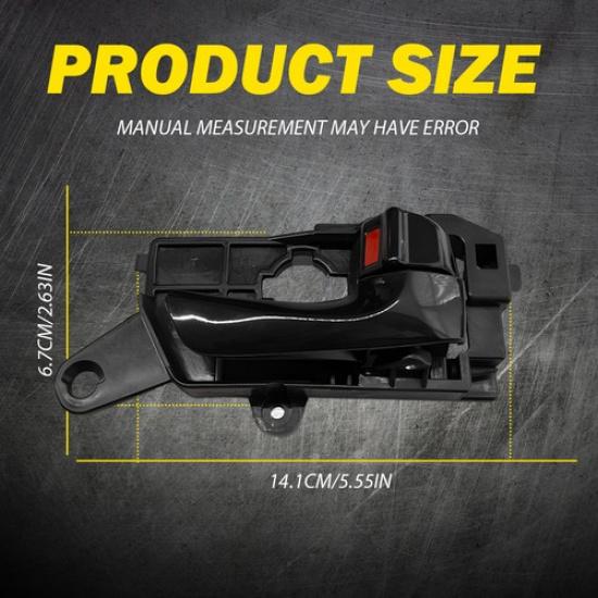 Inner ide Door Handle Black Right Front Side for 2008-2010 Hyundai Sonata