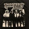 Camiseta Negra de Manga Corta para Hombre S234XL de la Banda Thin Lizzy Camiseta Unisex