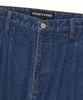 YESEYESEE Two Tucked Hairy Denim Pants Indigo