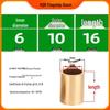 Self-Lubricating Oil-Impregnated Copper Bearing Bushing, Inner Guide 3-5, 6-8, 10-14, 15-32