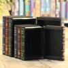 Jijijing Dekorative Ornamente in Buchform, Aufklappbares Hohlraum-Aufbewahrungsdesign, Dekorative Box im Vintage-Stil, für Couchtisch, Bücherregal-Dekoration