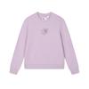 Heritage Series Round Neck Letter Print Long Sleeve Sweatshirt Women Sweatshirt Light-Lavender F11W518209FVT