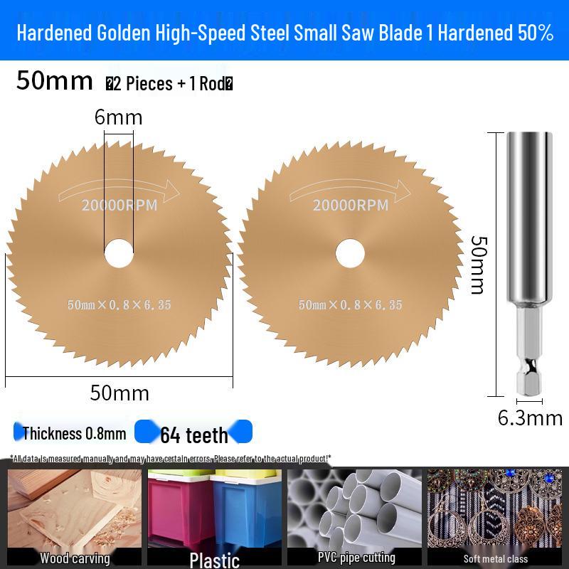High-Speed Steel Mini Circular Saw Blade for Electric Drill and Grinder