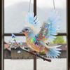 Acrylic Window Hanging Bird Sky Stained Bluebirds Suncatchers Bird Hangings Pendant  Courtyard