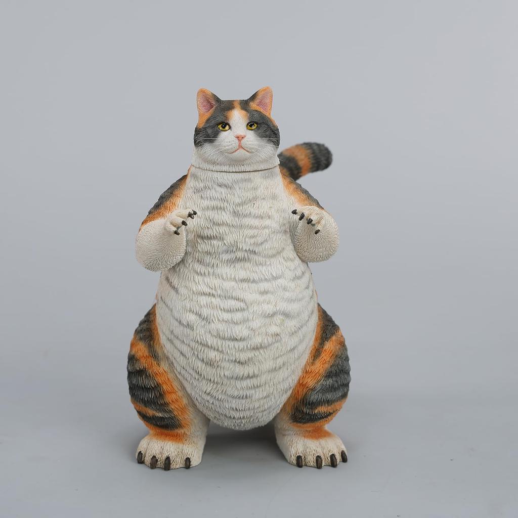 JXK Goji Nyan Durable Polyresin with Intricate Details Funny Cat Gift Present for Pet Animal Lovers