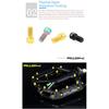 8 Stück M4x8mm TC4 Titanlegierung MTB Pedal Schrauben Anti-Rutsch Schrauben für XC AM DH Downhill Bike Neu