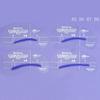 24Pcs/set Eyebrow Grooming Stencil Kit Eyebrow Shaping DIY Beauty Eyebrow Template Makeup Tool