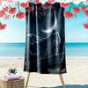 Name Custom Moonknight Print Beach Towel, Large Soft Quick Dry Towel for Beach Camping Swimming