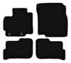 Tapetes de chão veludo preto BÁSICOS para: Hatchback Mitsubishi Space Star II (2013-)