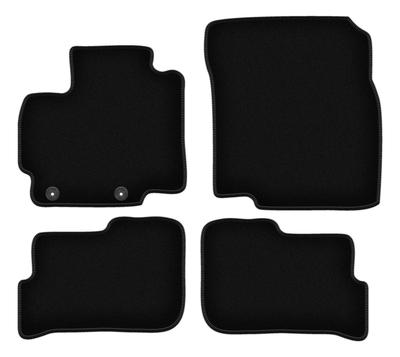 BASIC Black Velour Floor Mats For: Mitsubishi Space Star II Hatchback (2013-)