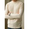 Men's Round Neck Knit Sweater: High-End Autumn Winter Style