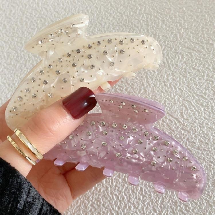 Fashionable Acetate Hair Clip With Rhinestones Perfect For Women Enhancing Their Look Prom Event Or Casual Outings