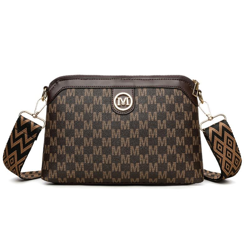 Retro Printed Single Shoulder Crossbody Women's Bag