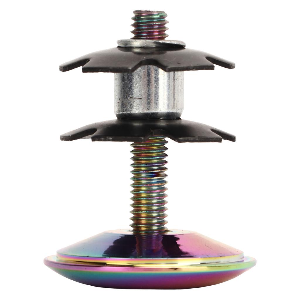 Bicycle Headset Cover 28.6mm Aluminum Alloy Headset Top Cap for Mountain Road Bike