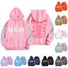 Unisex Fashion Lightweight Long Sleeve Pullover With Pockets Printed Hoodie
