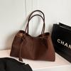 Faux Suede Solid Color High Quality Fashiable Versatile Handbag 2026 Women's Product Hot Selling  Large Capacity Shoulder Bag