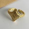 925 Sterling Silver Rings for Women Couple Minimalist Handmade Simple Gold Star Ring Fine Jewelry Gift Prevent Allergy