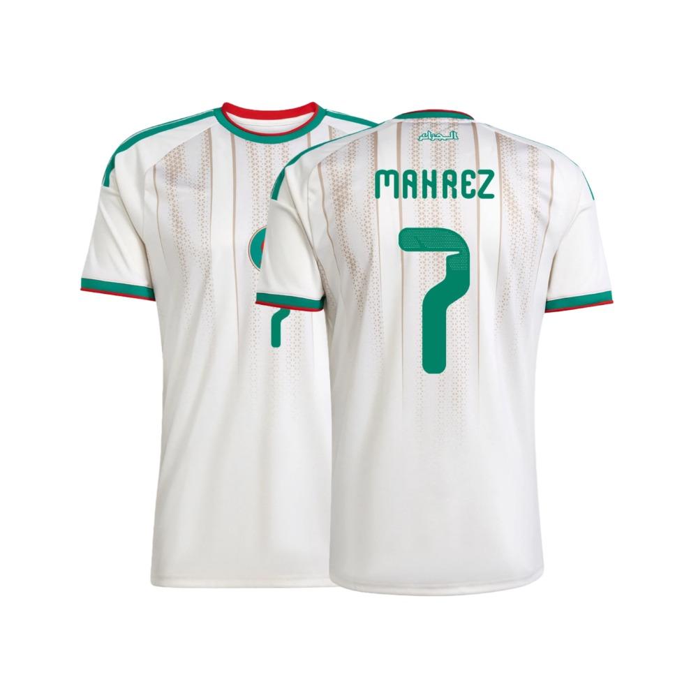 

Hot Algeria Style 2526 Home Away NO.07 Football Jerseys Short Sleeved Sports T-shirt Suitable for Adults Children s Comfortable 6XL