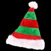 Striped Plush Christmas Elf Hat