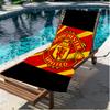 Manchester Football Print Beach Towel, Versatile Lightweight Absorbent Beach Towel for Pool Surf Yoga Bathroom, Perfect Birthday Holiday Gift