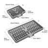 Lovely Soap Tray Holder Draining for Kitchen And Shower Easy Cleaning For Bathroom and Kitchen Accessories