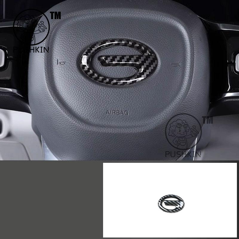 For  Trumpchi GAC GS3 Emzoom 2024 2025 3D ABS Sticker Car Front Emblem Badge Decals Black Badge Logo Emblem Cover Car-Styling