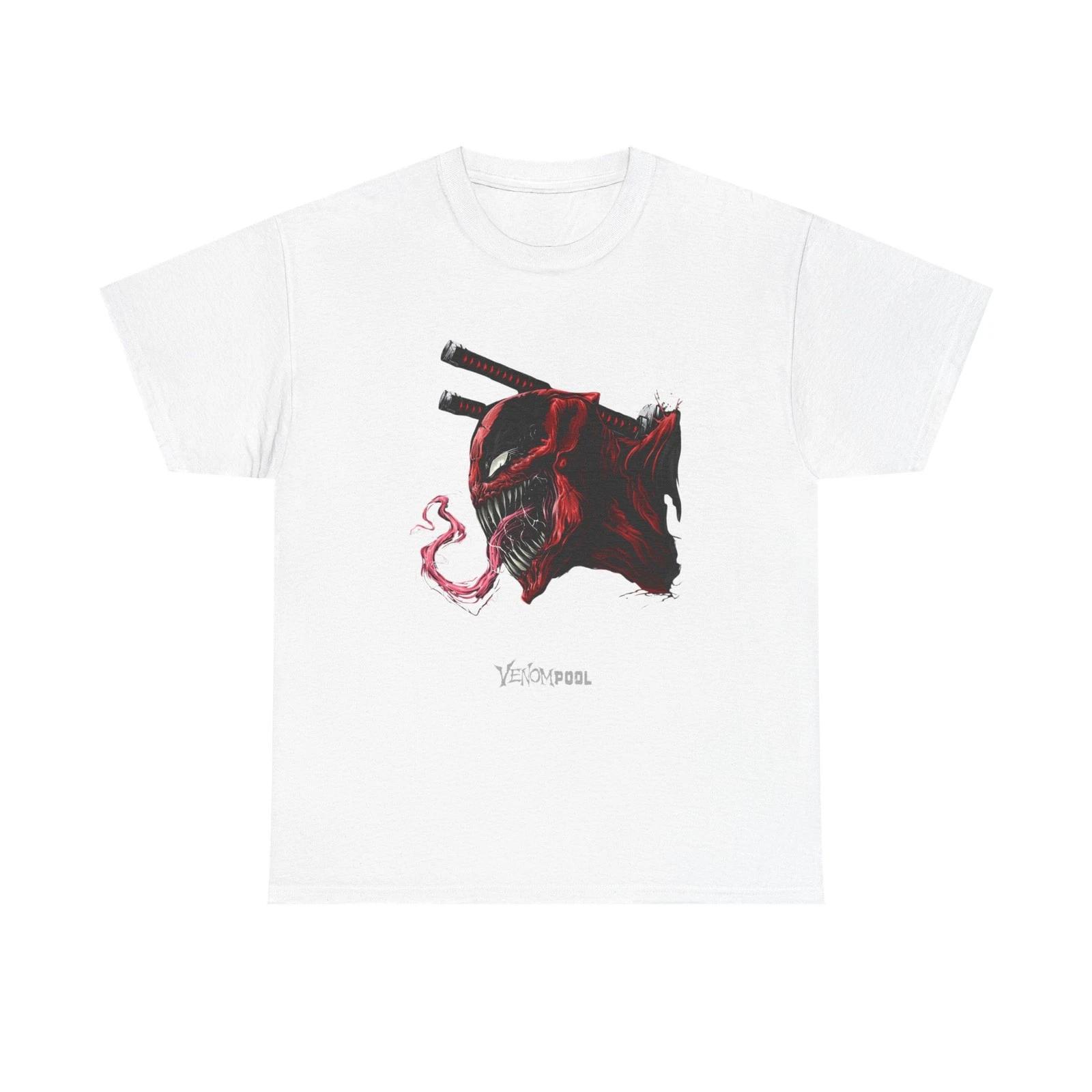 Venompool Mask Tee | Symbiote Skull Illustration T-Shirt S