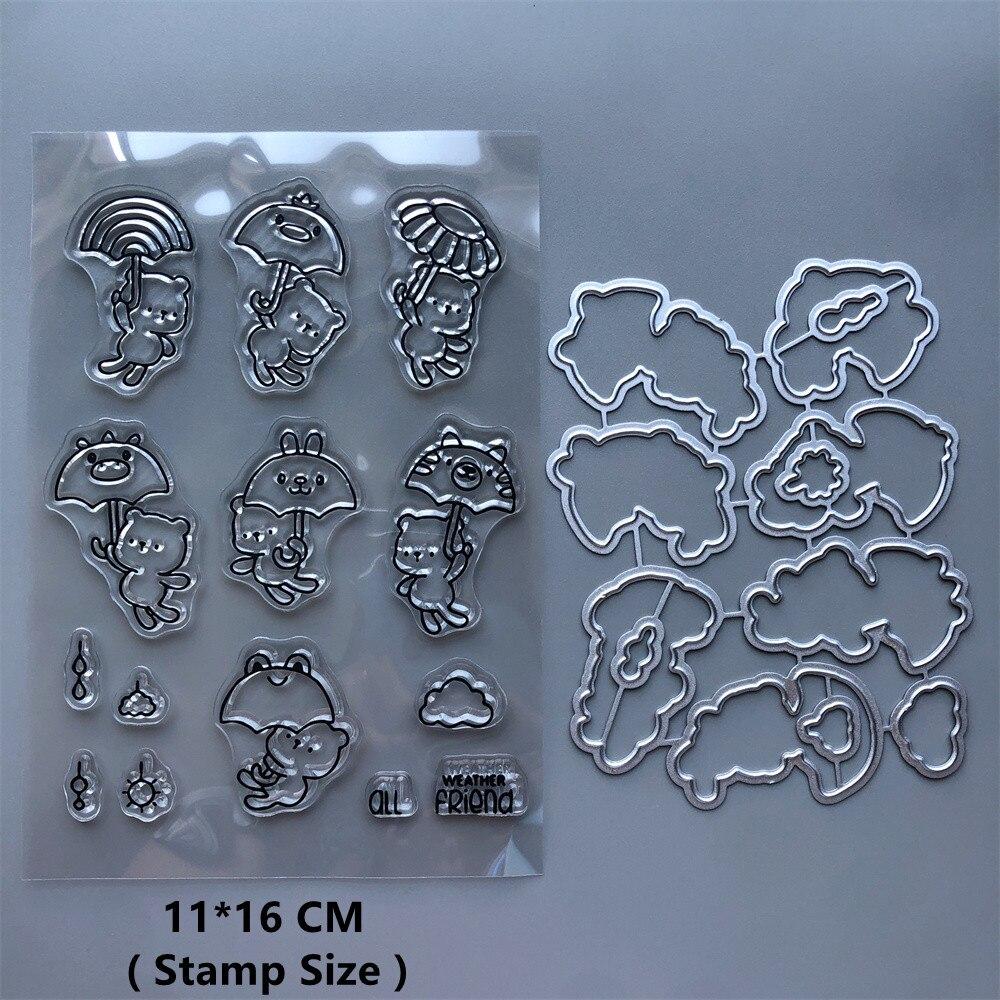 Umbrella Shape Metal Cutting Dies - Scrapbooking & Card Making Craft Tool