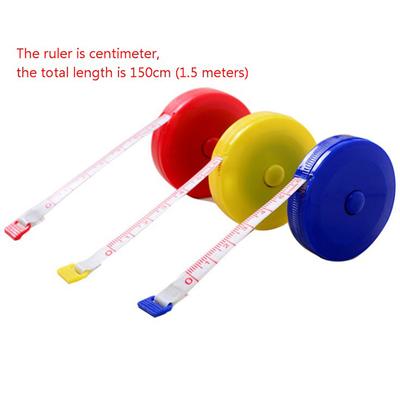 Einziehbarer 150cm Maßband Lineal Zentimeter/Zoll Maßband Mini Lineal