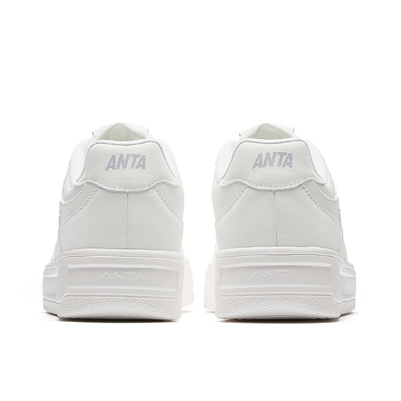 Anta Men's AT91 Low Top Platform Casual Sneakers Off White Cream White 912528003Q-1