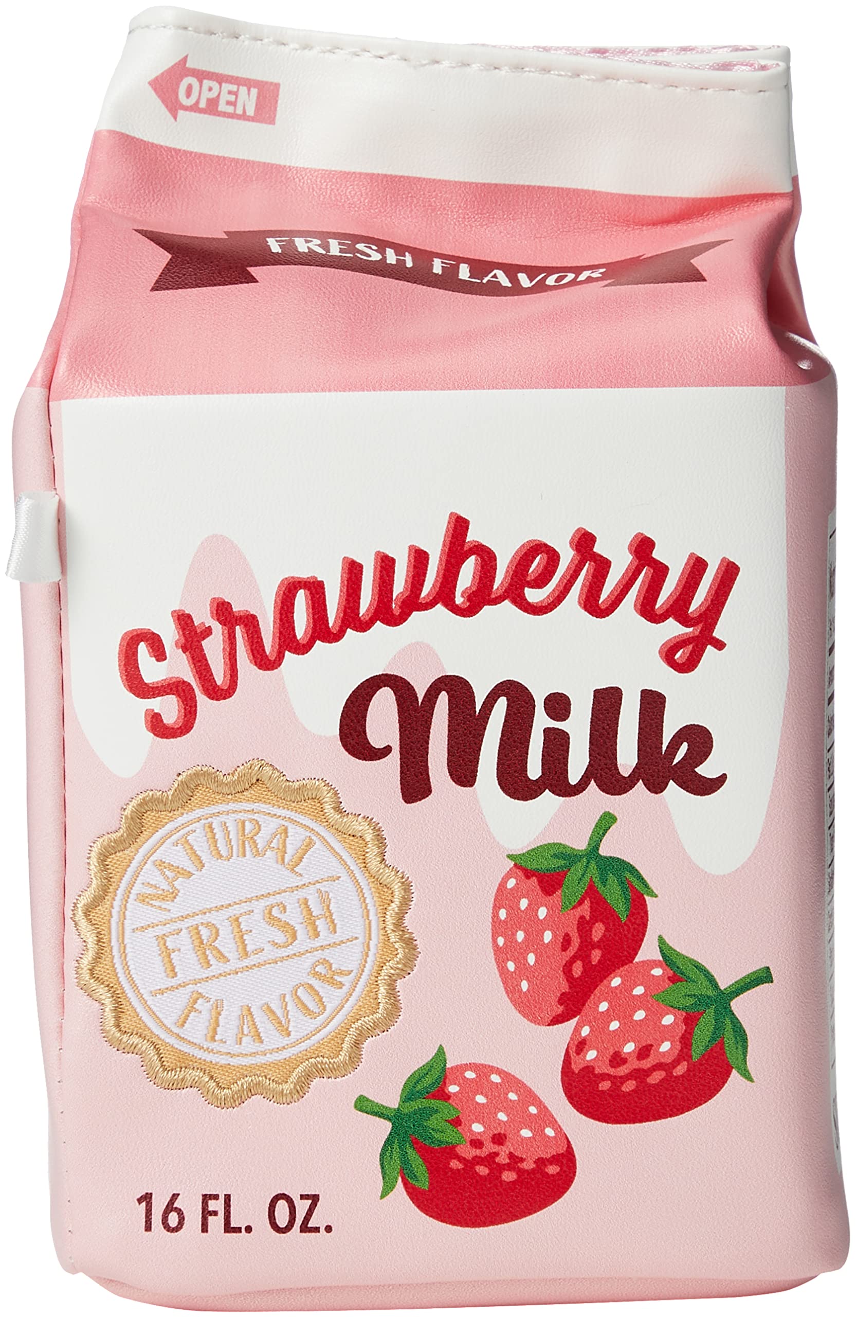 

Marushin Strawberry Milk Food Funny Pencil 0585005700 Yup! Pouch, Case/Cosmetic Pouch,