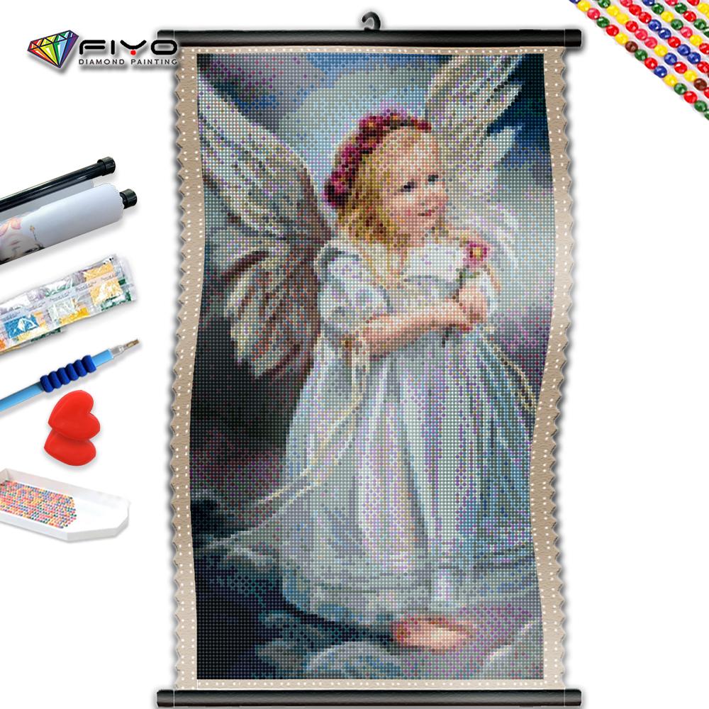 

5D DIY Рамка Алмазная картина Милый портрет Полный квадратный круглый мозаика Маленький ангел Вышивка крестом Набор Искусство и ремесла для взрослых