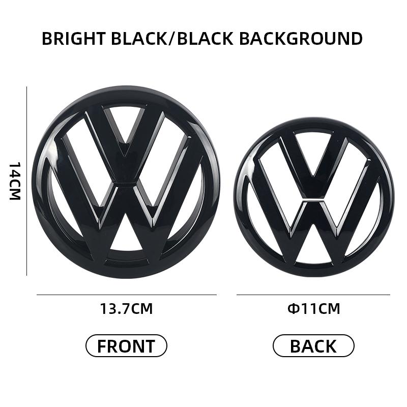 For Volkswagen Car Front Grill Badge Trunk Lid Cover Replacement Accessories 137mm X 110mm For Volkswagen VW 2009-2013 MK6 Golf6