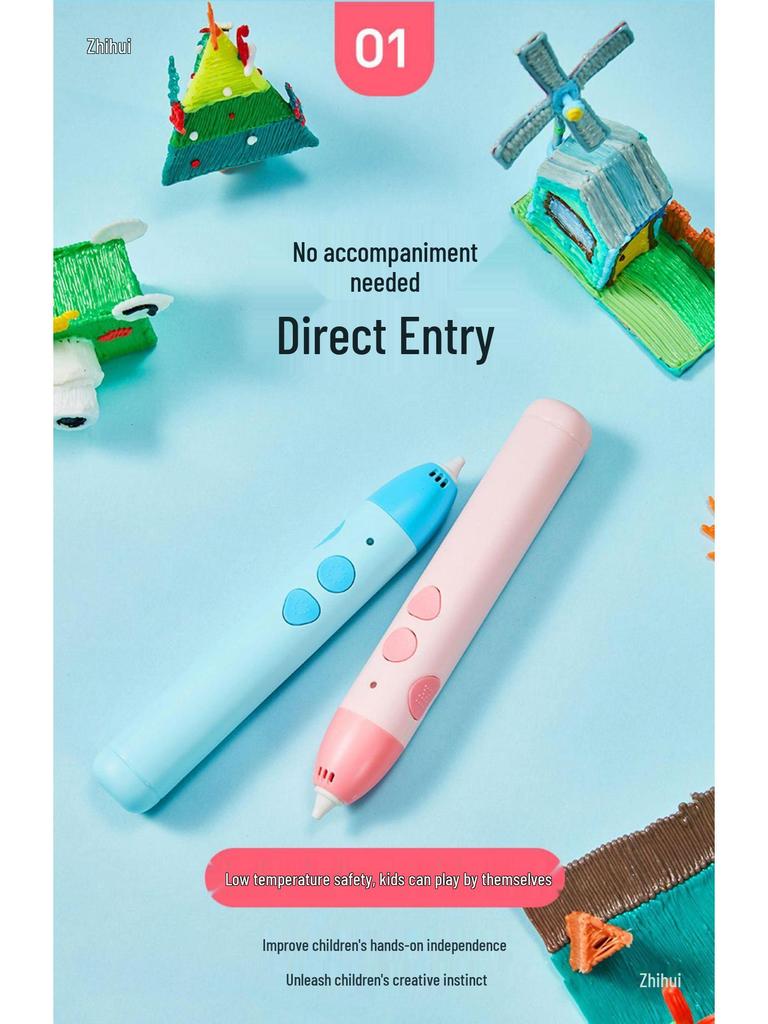 3D Low-Temperature Graffiti Pen for Students and Kids - Perfect for Creative Boys and Girls' Birthdays