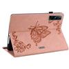 Pro pouzdro Infinix Xpad GT Pouzdro s potiskem motýlů a květin Kožený kryt na tablet z PU s přihrádkami na karty