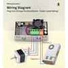 Industrial Stepper Motor Controller 42 57 Motors 2 Phase 4 Wire Operation Preset Mode Power Loss Memory Large Screen