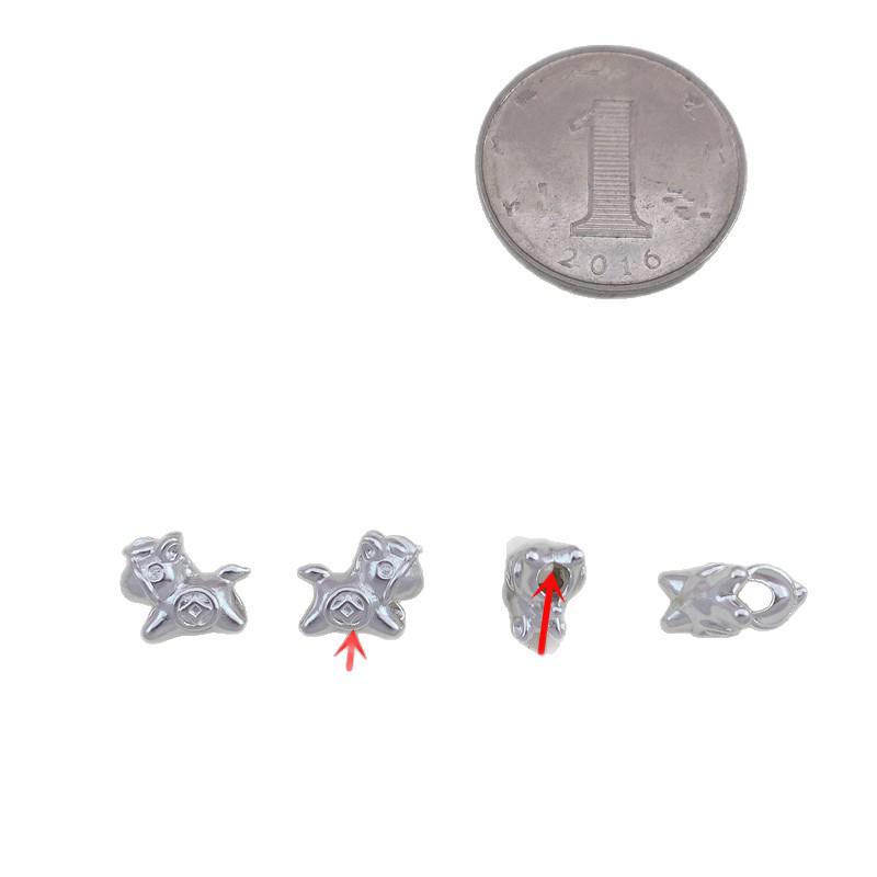 999 Sterling Silver Rocking Horse Pendant - Handmade Jewelry Accessory with Bracelet