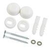 1 Set Toilet Foot Mounting Screws Toilet Bidet Anchor Bolts Set Pan Fix To Floor Kit Repair Fixings Fitting Screws