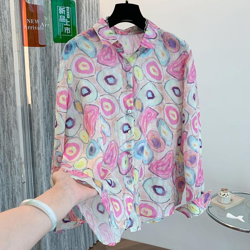 Dimanaf 2025 Women Blouse Basic T-Shirt Vintage Fashion Casual Loose Tops Tees