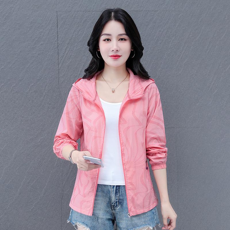 Women's Lightweight Summer UV Protection Ice Silk Jacket - Breathable, Quick-Drying, Loose Fit