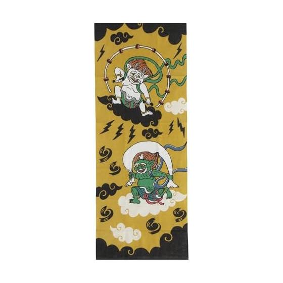 Japatra Tenugui 39301501 Unisex Traditional Japanese Lucky Charm Mt. Fuji Food Flowers Animals Edo Inkjet Print