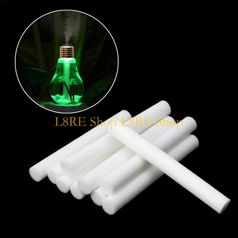 L8RE 10 PCS Mini Humidifiers Filters Refill Sticks Spare Cotton Swab Wick Sticks for Travel, Car, Baby Bedroom, Office