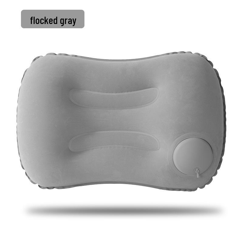 Inflatable U-Shaped Travel Pillow Set: Portable Neck Support for Airplane Journeys