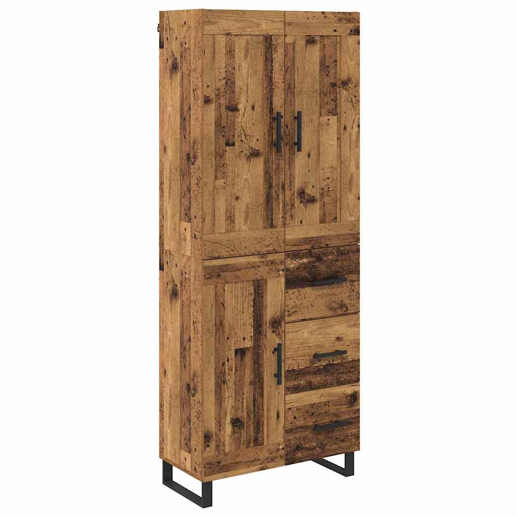 Highboard Reclaimed Wood 69.5 x 34 x 180 cm Particleboard