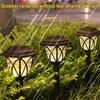 1/2/4/6/8pcs Led Solar Lights For Garden Decoration Outdoor Waterproof LED Landscape Light Ground Solar Power Yard Lawn Lamp Pathway Lights
