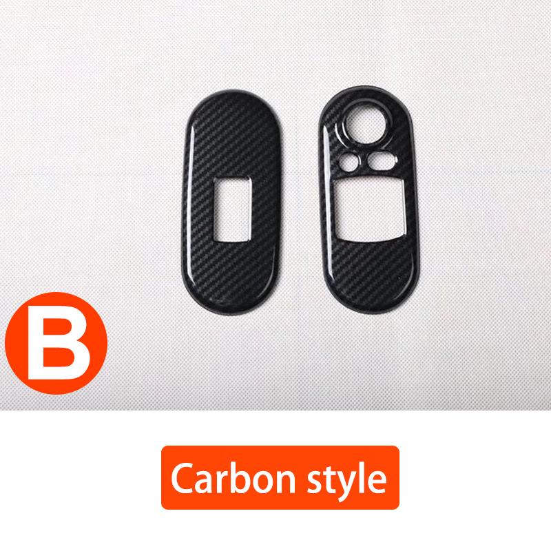 Car Window Lift Button Panel Decorative Sticker For BMW MINI ONE Cooper S F55 F56 F57 Interior Modification Accessories